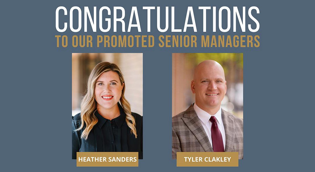 Congratulations to our promoted senior managers