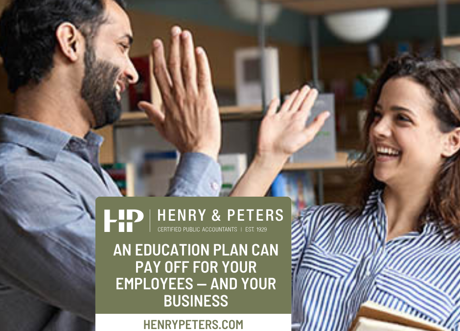 An education plan can pay off for your employees — and your business