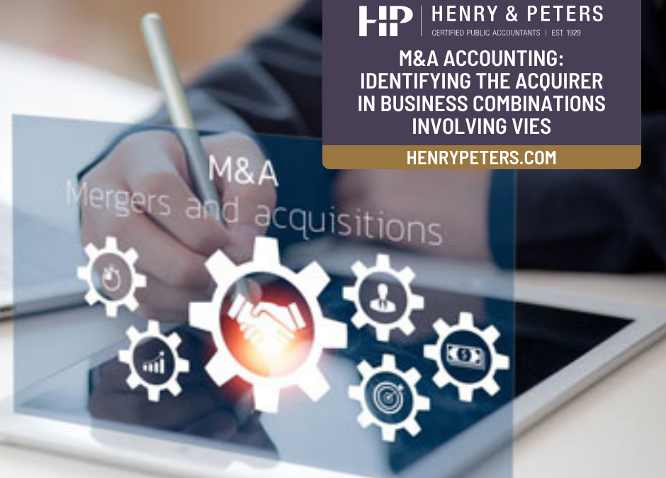 M&A accounting: Identifying the acquirer in business combinations involving VIEs