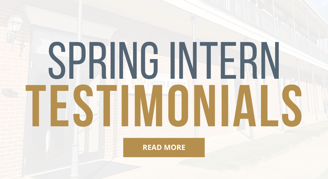 Spring Intern Testimonials