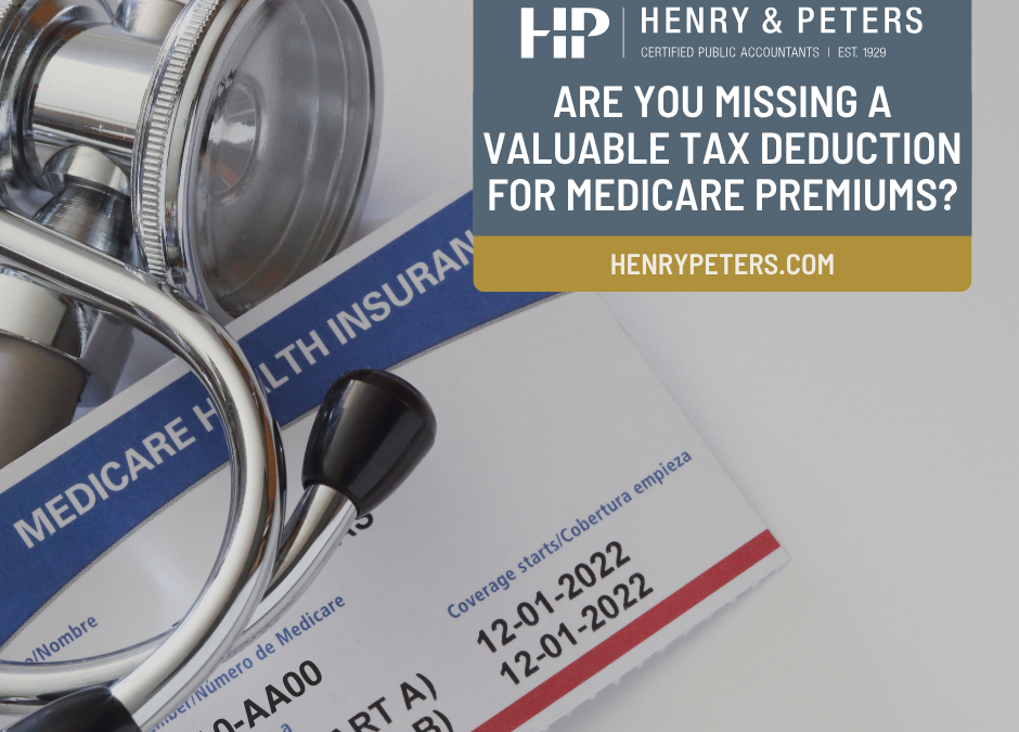 Are you missing a valuable tax deduction for Medicare premiums?