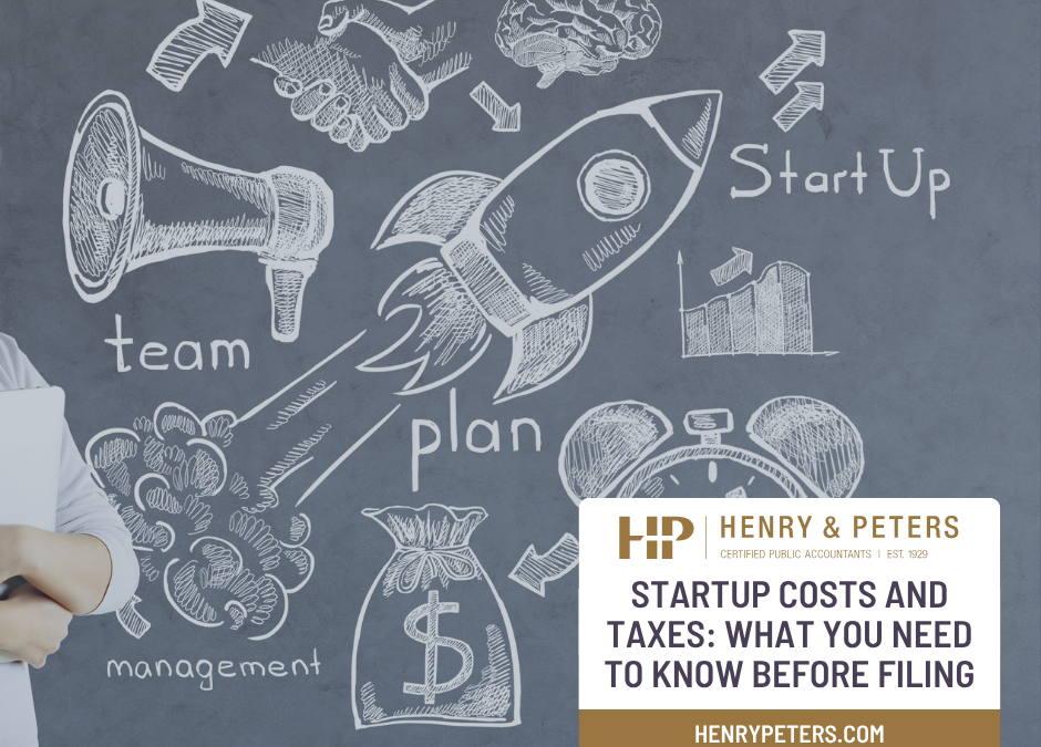 Startup costs and taxes: What you need to know before filing