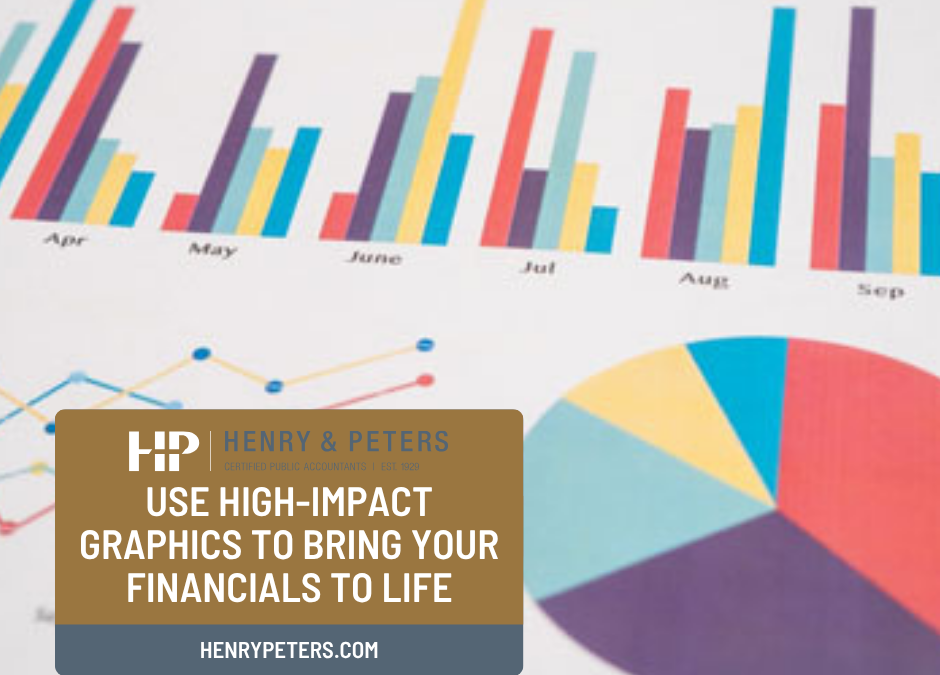 Use high-impact graphics to bring your financials to life