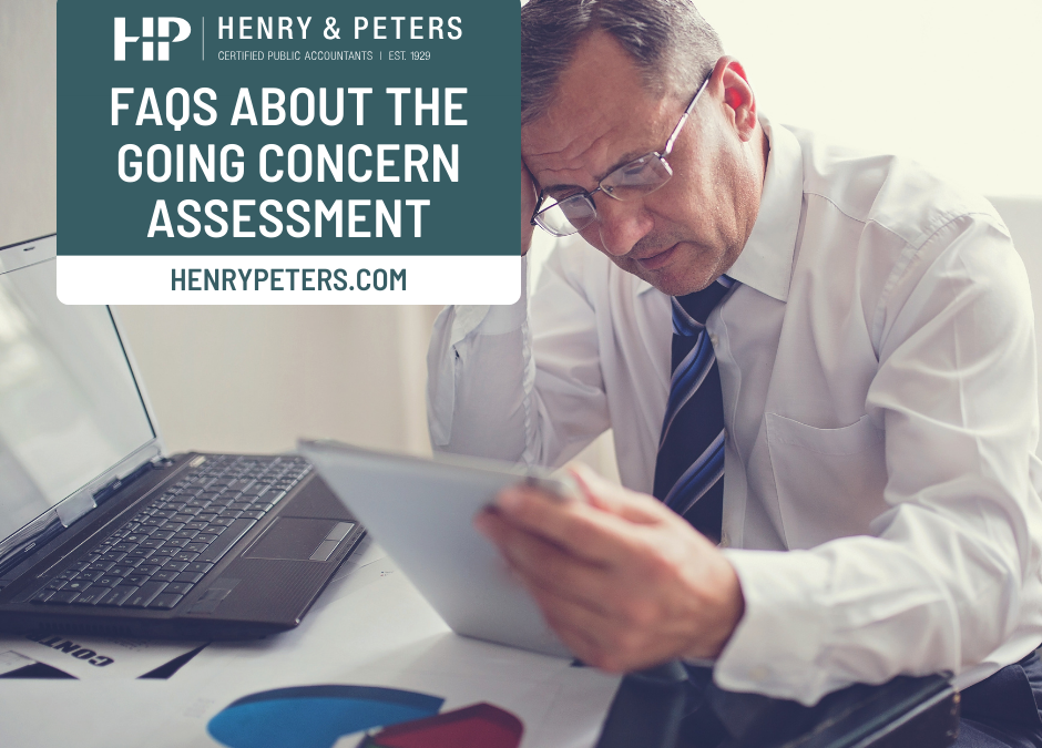 FAQs about the going concern assessment