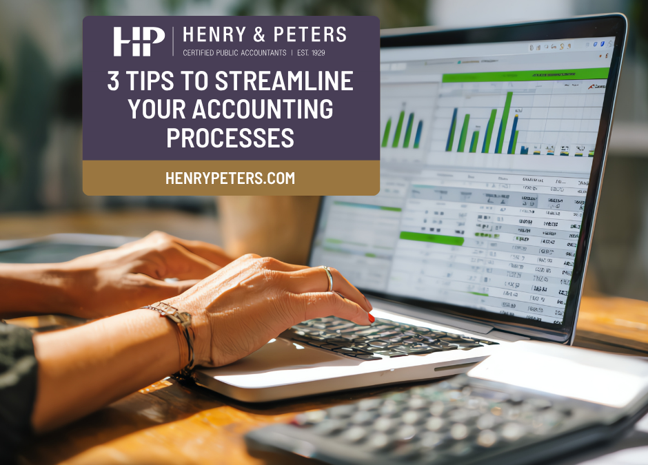 3 tips to streamline your accounting processes
