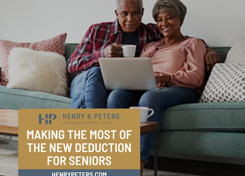 Making the most of the new deduction for seniors