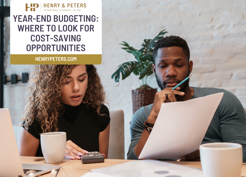 Year-end budgeting: Where to look for cost-saving opportunities
