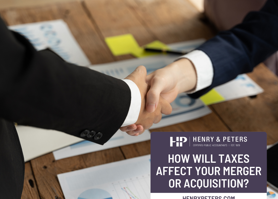 How will taxes affect your merger or acquisition?