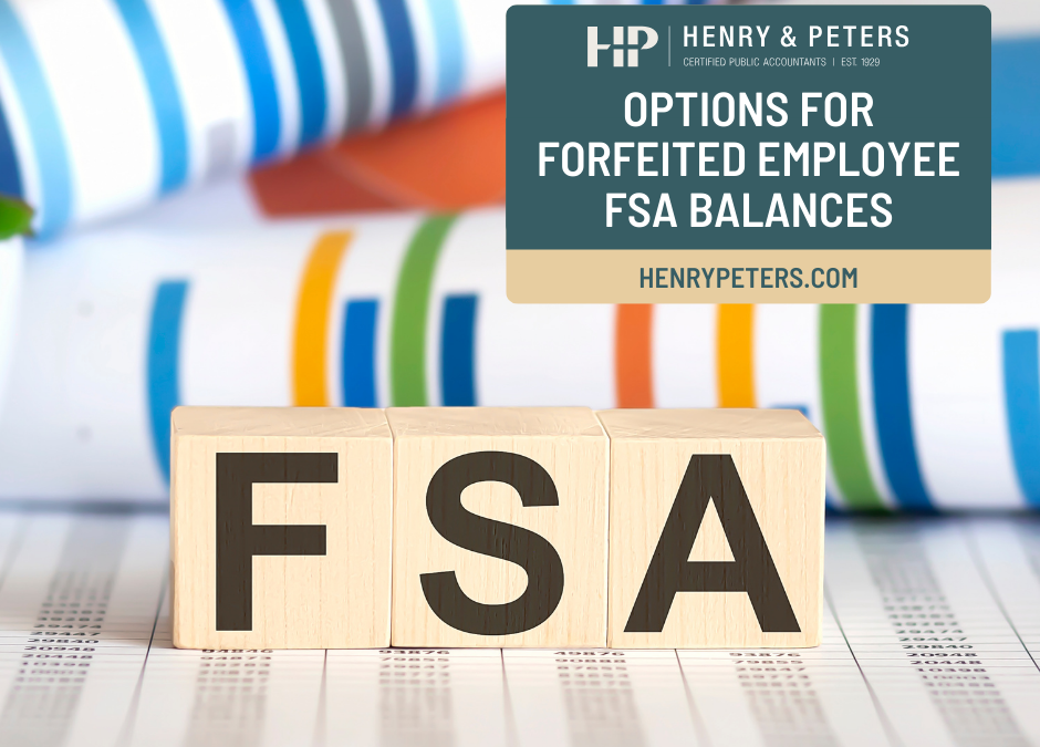 Options for forfeited employee FSA balances