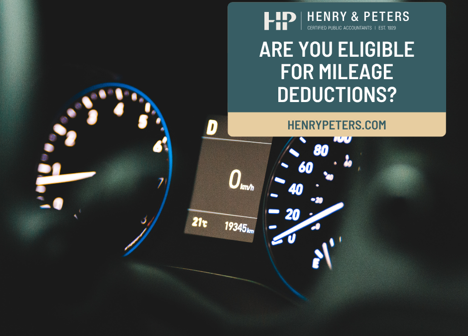 Are you eligible for mileage deductions?