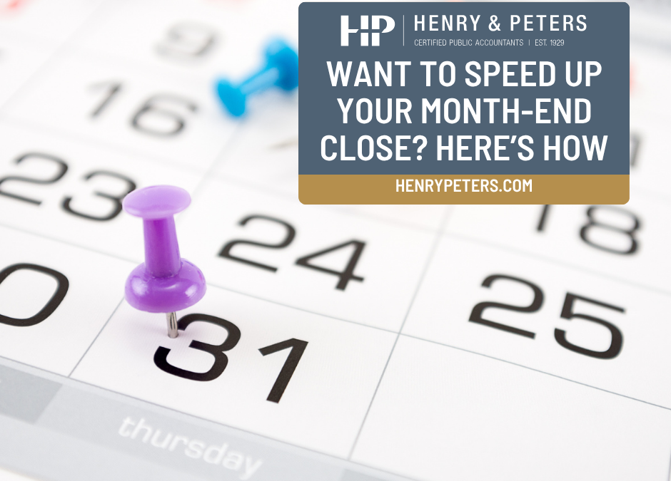 Want to speed up your month-end close? Here’s how