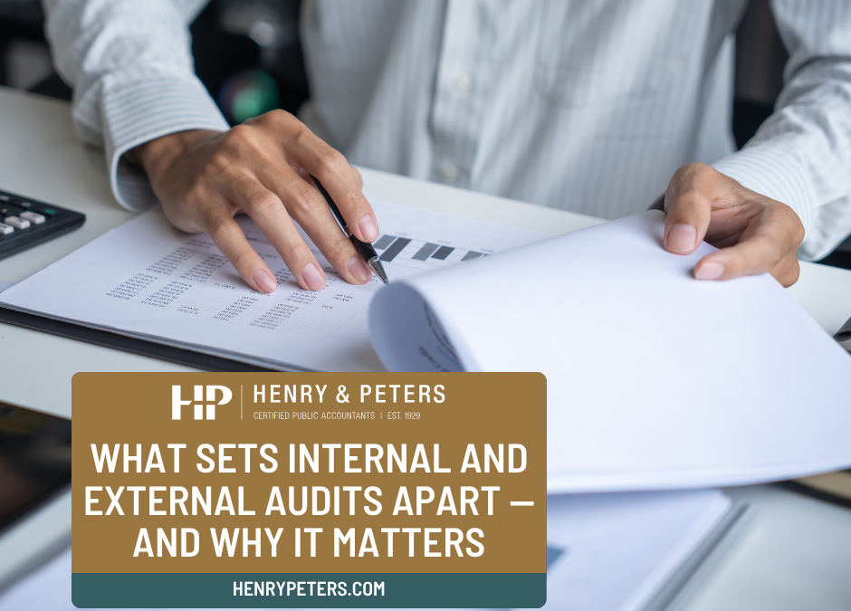 What sets internal and external audits apart — and why it matters