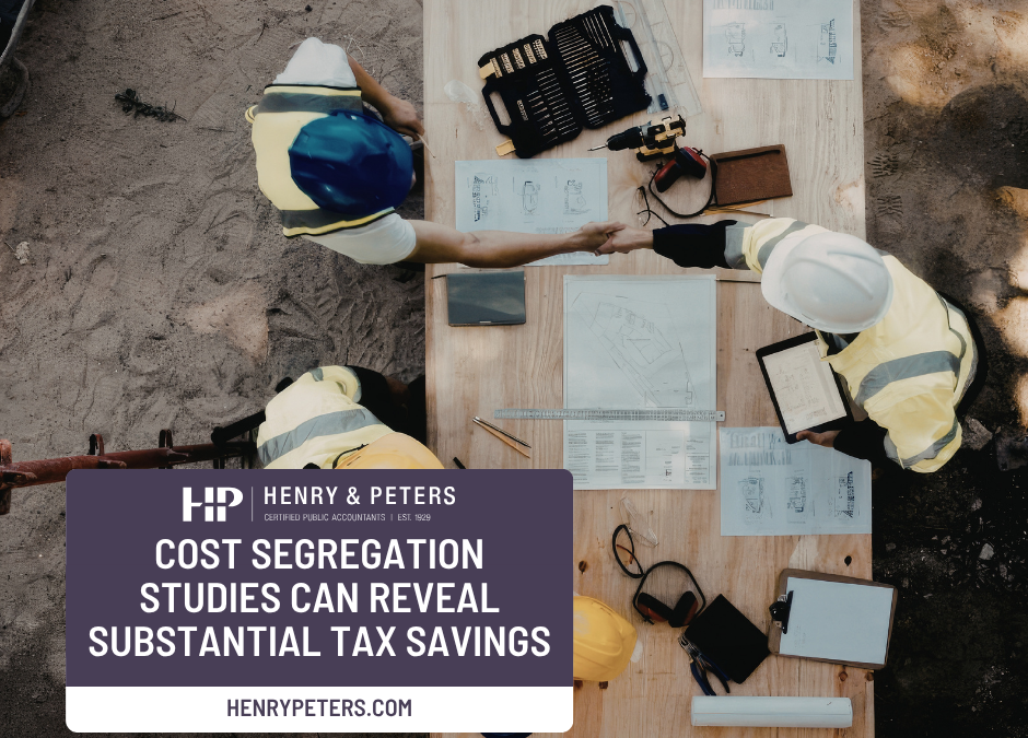 Cost segregation studies can reveal substantial tax savings