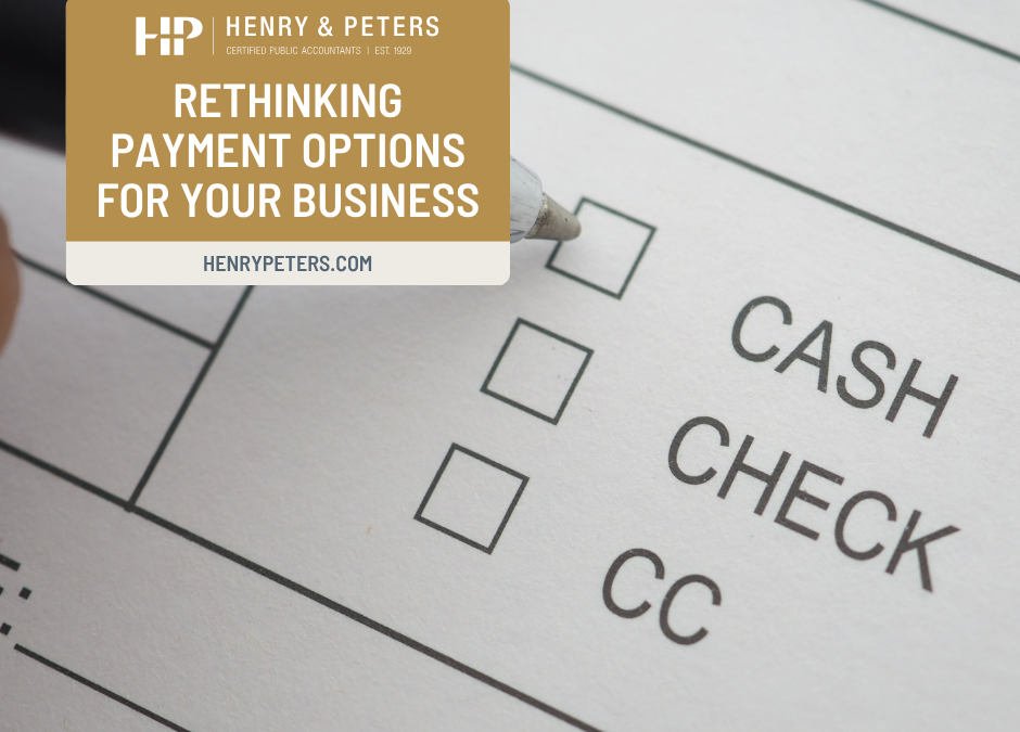 Rethinking payment options for your business
