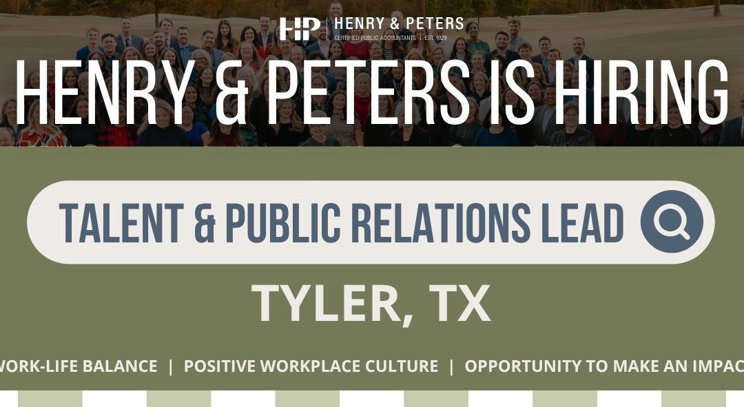 Now Hiring: Talent & Public Relations Lead