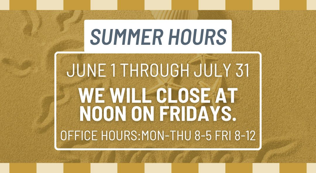 Summer 2026 Hours