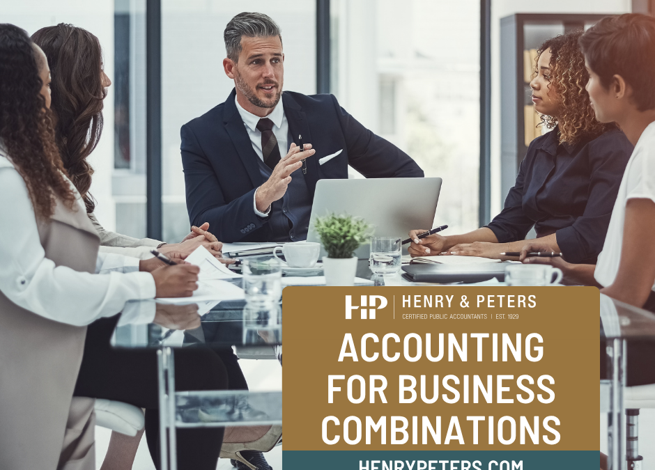 Accounting for business combinations