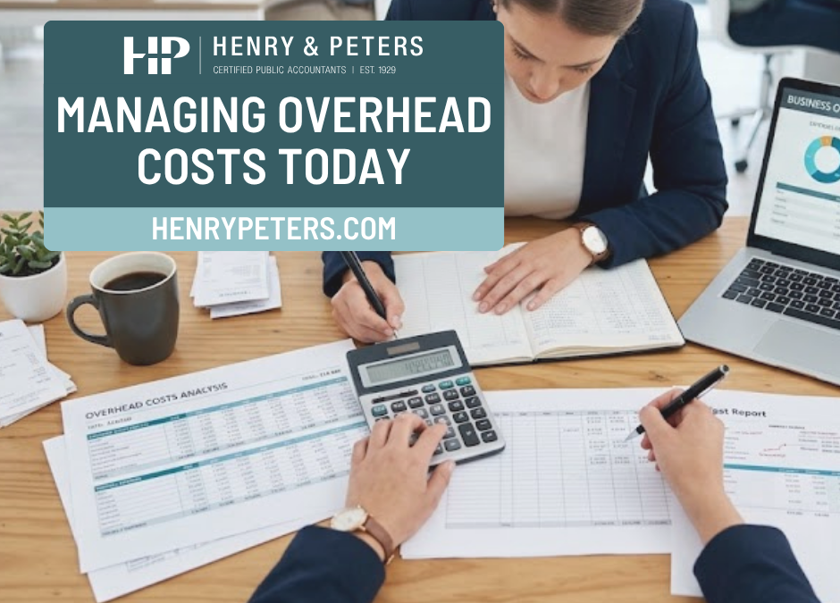 Managing overhead costs today
