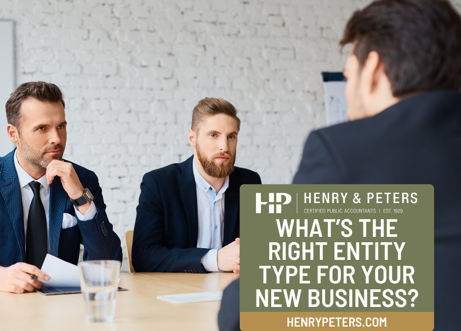 What’s the right entity type for your new business?