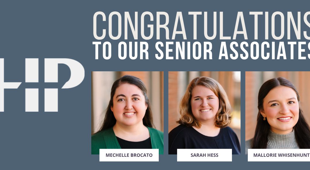 Congratulations to our Senior Associates