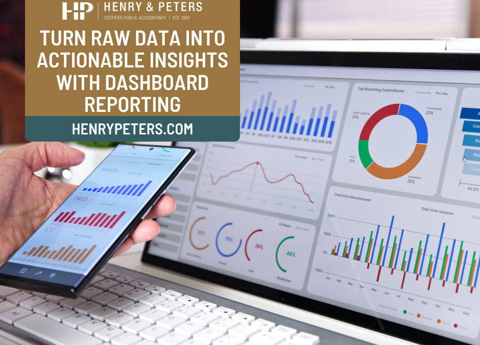 Turn raw data into actionable insights with dashboard reporting